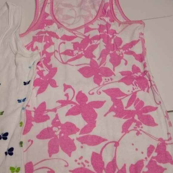 Bundle of 2 sunset surf size small tanks pink and blue summer spring - Picture 3 of 4